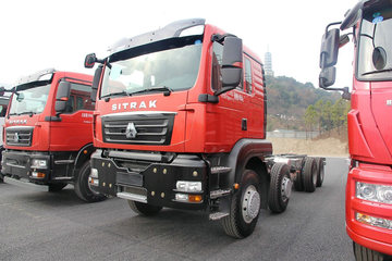 中国重汽 SITRAK C5H重卡 340马力 8X4 7.99方混凝土搅拌车底盘(ZZ1316N306GE1)