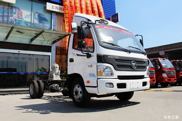 福田 欧马可3系 118马力 4.165米单排厢式轻卡底盘(BJ5049XXY-A6)