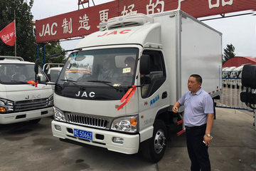 江淮 康铃H3窄体 标载版 115马力 4.03米单排冷藏车(HFC5041XLCP93K1C2V)