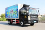 中国重汽HOWO 统帅 141马力 4X2 冷藏车(曼桥)