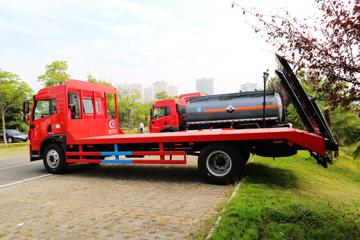 青岛解放底盘&nbsp;平板运输车外观图片