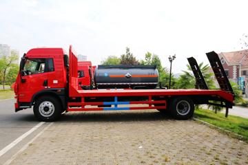 青岛解放底盘&nbsp;平板运输车外观图片