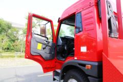 青岛解放  龙V 180马力 4X2 平板运输车(程力威牌)(CLW5162TPBC5)