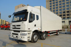 东风柳汽 乘龙M5重卡 270马力 6X2 9.6米排半厢式载货车(LZ5200XXYM5CA)