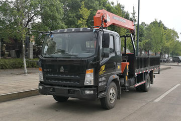 中国重汽HOWO 统帅 154马力 4X2 随车吊(飞涛牌)(HZC5102JSQZZ)
