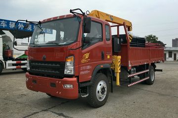 中国重汽HOWO 统帅 168马力 4X2 随车吊(ZZ5127JSQG451CD1)