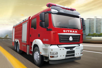 中国重汽 汕德卡SITRAK C7H重卡 400马力 6X4泡沫消防车底盘(ZZ5356V524ME5)