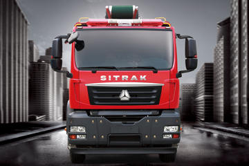 中国重汽 汕德卡SITRAK C7H重卡 400马力 6X4泵浦消防车底盘(ZZ5356V524ME1)
