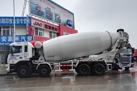 江淮格尔发底盘&nbsp;混凝土搅拌车外观                                                图片