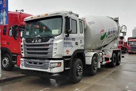 江淮格尔发底盘&nbsp;混凝土搅拌车外观                                                图片