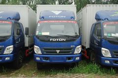 福田 奥铃 超越 140马力 4X2 6.8米排半厢式载货车(BJ5121VHCFK-S)