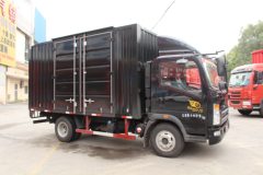 中国重汽HOWO 统帅 141马力 4.15米单排厢式载货车(ZZ5047XXYF341CE145)