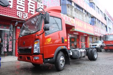 中国重汽HOWO 悍将 95马力 4.15米单排厢式轻卡底盘(ZZ5047XXYF3315E145)