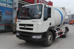 东风柳汽 乘龙M3 130马力 4X2 4方混凝土搅拌车(延龙)(LZL5161GJB)