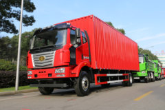 一汽柳特 金陆中卡 220马力 4X2 9.6米厢式载货车(LZT5180XXYPK2E5L10A95)