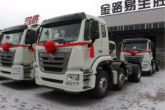 中国重汽 豪瀚J5G重卡 340马力 6X2牵引车(ZZ4255N27C3E1)