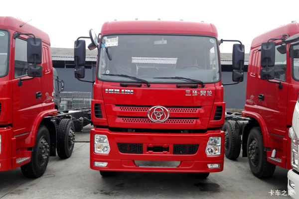 三环十通 昊龙 重卡 220马力 6X2 9.6米栏板载货车