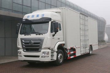 中国重汽 豪瀚J5G重卡 280马力 4X2 9.55米厢式载货车(ZZ5185XXYN7113E1H)