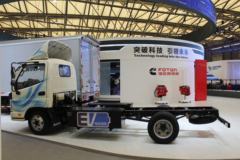 福田 欧马可1系 4.5T 4.17米单排纯电动厢式轻卡底盘(BJ1041EVJA)83kWh