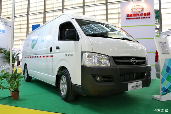 五洲龙 75马力 6.01米长轴版纯电动封闭厢式货车