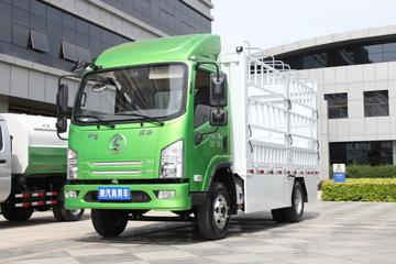 陕汽商用车 轩德E9 4.5T 4.1米单排纯电动仓栅式轻卡(SX5041CCYBEV331G)96.7kWh