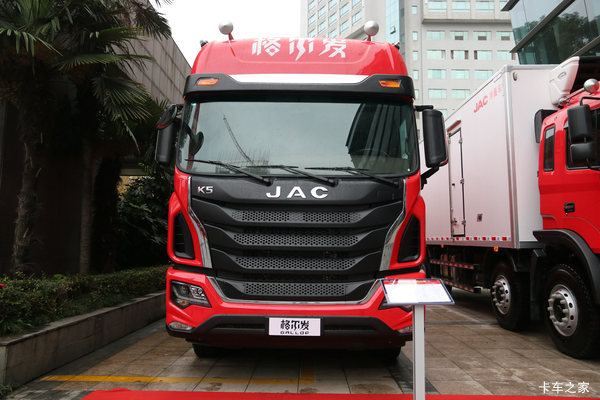 江淮 格尔发K5W重卡 标载型 350马力 8X4 9.335米仓栅式载货车(HFC5311CCYP12K6H45S2V)