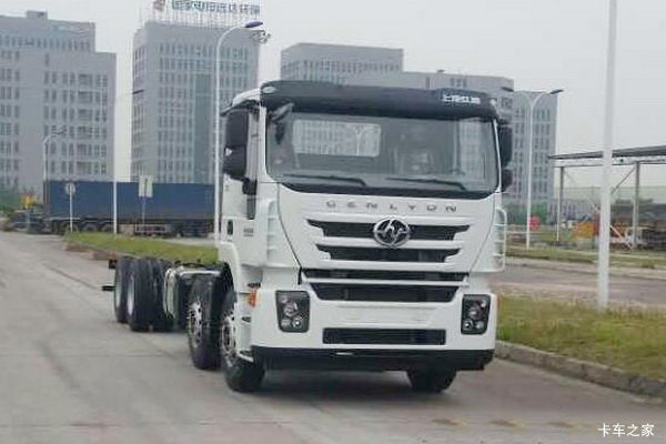 上汽红岩 杰狮C500重卡 标载版 390马力 8X4 9.55米仓栅式载货车(CQ5326CCYHTVG466)
