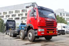 青岛解放 悍V重卡 310马力 8X4 6.8米自卸车底盘(CA5310ZLJP1K2L3T4E5A80)