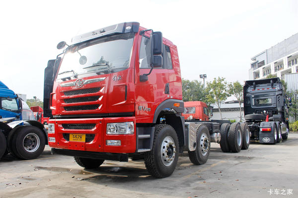 青岛解放 悍V重卡 310马力 8X4 7米自卸车(CA3310P1K2L4T4E5A80)