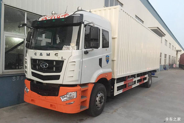 华菱 汉马H6 245马力 4X2 9.6米厢式载货车