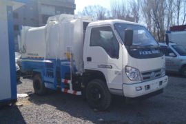 福田瑞沃底盘&nbsp;垃圾运输车外观图片