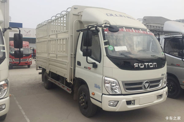 福田 奥铃TX 110马力 4.23米单排仓栅式轻卡(气刹)(BJ5049CCY-C1)