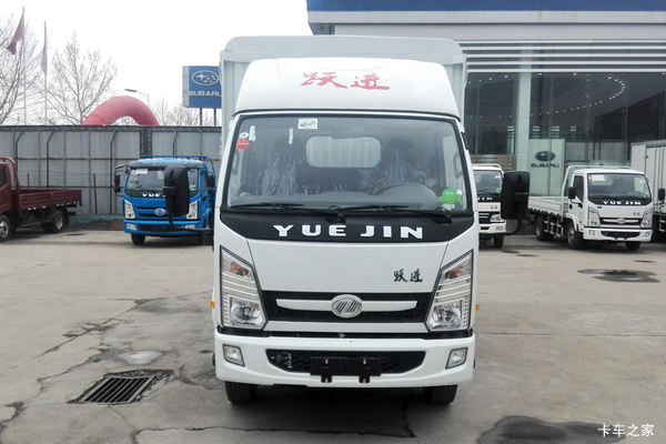 跃进 上骏X100-28 102马力 3.22米排半仓栅式轻卡(气剎)(SH5042CCYKBDBNZ)