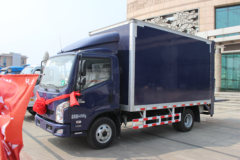 跃进 超越C300 125马力 4.1米单排厢式轻卡(NJ5041XXYZFDCMZ)(德邦蓝)