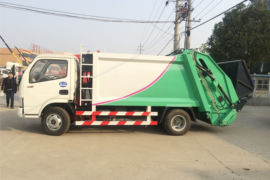 东风多利卡底盘&nbsp;垃圾运输车外观图片