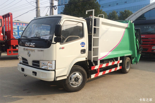 东风 多利卡D6 102马力 4X2 压缩式垃圾车(程力威牌)(CLW5070ZYSD5)