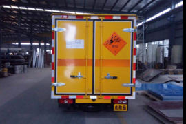 上汽跃进底盘&nbsp;爆破器材运输车外观图片