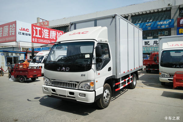 江淮 康铃33宽体 156马力 4.15米单排厢式轻卡(HFC5043XXYP91K2C2V)