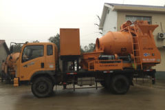 重汽王牌 7系 130马力 4X2 混凝土泵车(CDW5110THBHA2R5)