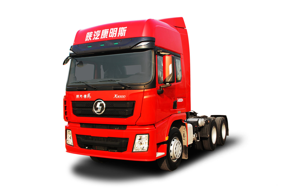 陕汽康明斯 德龙X3000 轻量化版 440马力 6X4牵引车(11.5T后桥16挡)