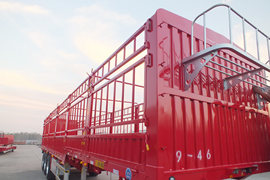 13米仓栅式半挂车&nbsp;仓栅式半挂车外观图片