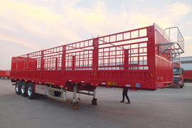 13米仓栅式半挂车&nbsp;仓栅式半挂车外观图片