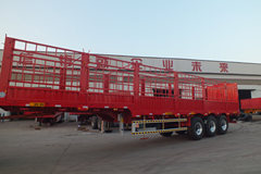 13米 超轻型 鹅颈仓栅式半挂车(自重5.75吨)