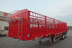 13米 超轻型 鹅颈仓栅式半挂车(自重5.75吨)