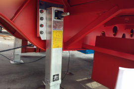 13米仓栅式半挂车&nbsp;仓栅式半挂车底盘图片