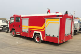 庆铃底盘&nbsp;消防车外观图片