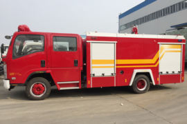 庆铃底盘&nbsp;消防车外观图片