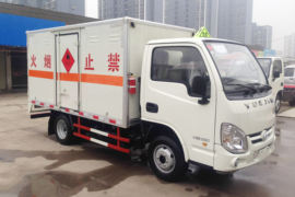 上汽跃进底盘&nbsp;爆破器材运输车外观图片