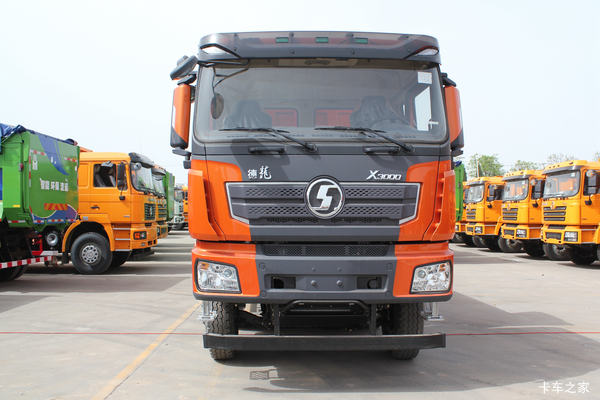 陕汽康明斯 德龙X3000 西藏版 420马力 8X4 7.2米自卸车(SX33106C346)