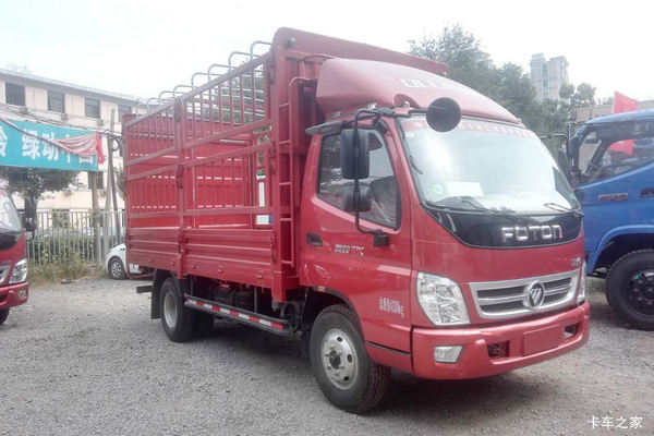 福田 奥铃TX 110马力 4.23米单排仓栅式轻卡(液刹)(BJ5049CCY-C1)